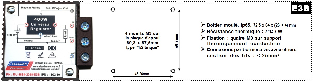 Modèle 4 - Régulateur buck-boost IP65